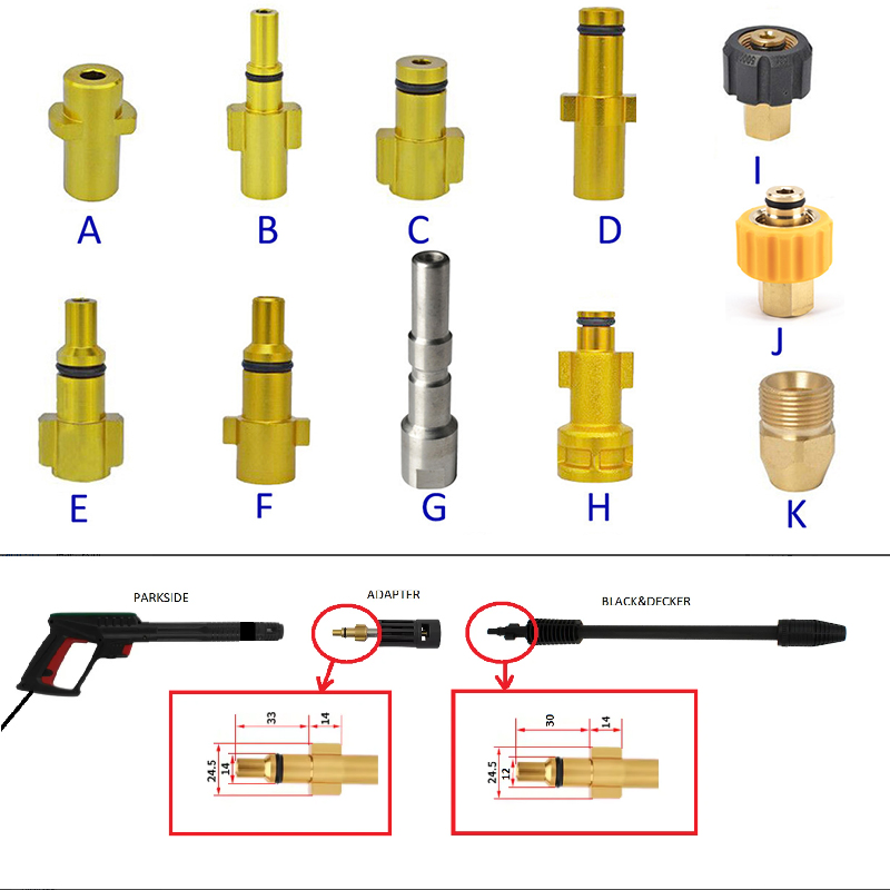 Pressure Washer Foam Gun - Foam Nozzle Foam Generator Foam Gun