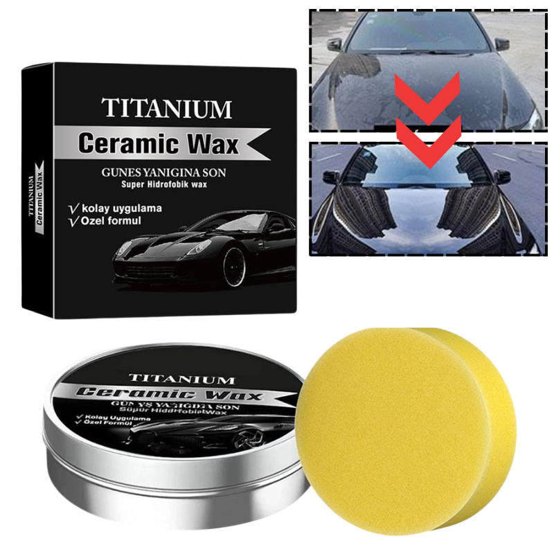 Car Wax Ceramic Coating - 1-5pcs Ceramic Wax Cream Easy Apply