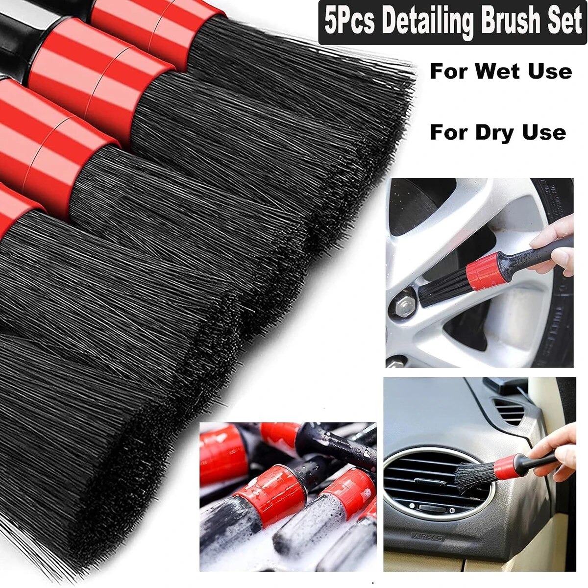 5PCS Car Detailing Brush Set P - đánh giá và giá Detailing Brush Set